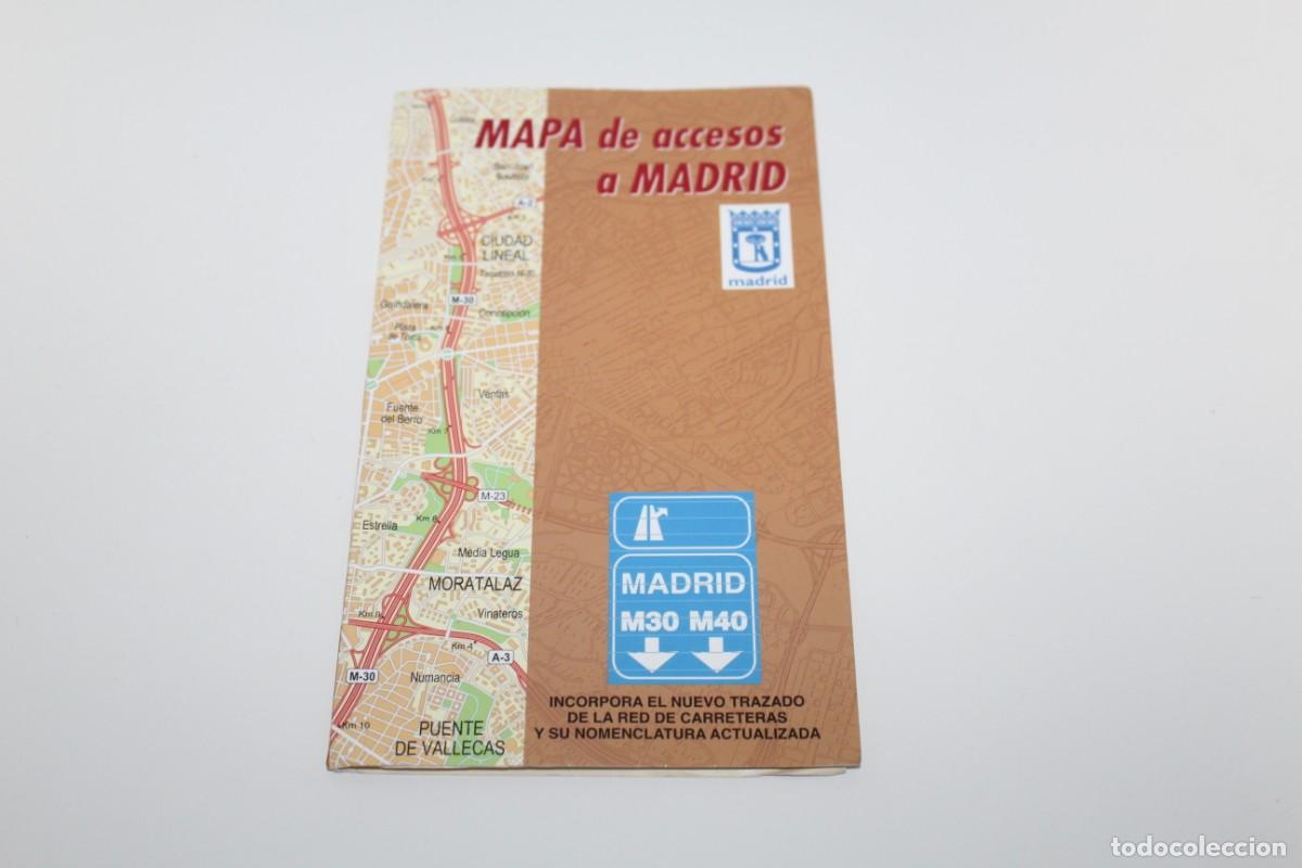 Folletos de turismo: MAPA DE ACCESOS A MADRID - M30 - M40 A&Ntilde;O 2004 - Foto 1