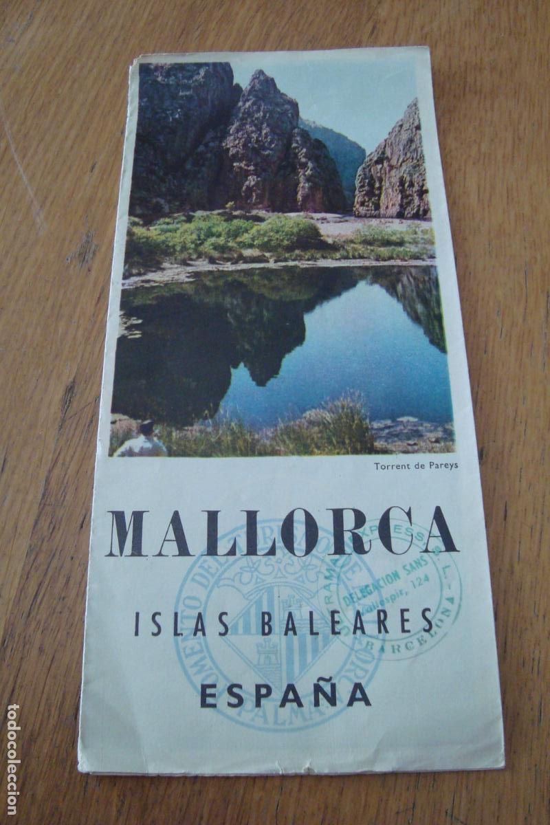 Brochures de tourisme: ANTIGUO FOLLETO TURISMO ISLAS BALEARES MALLORCA