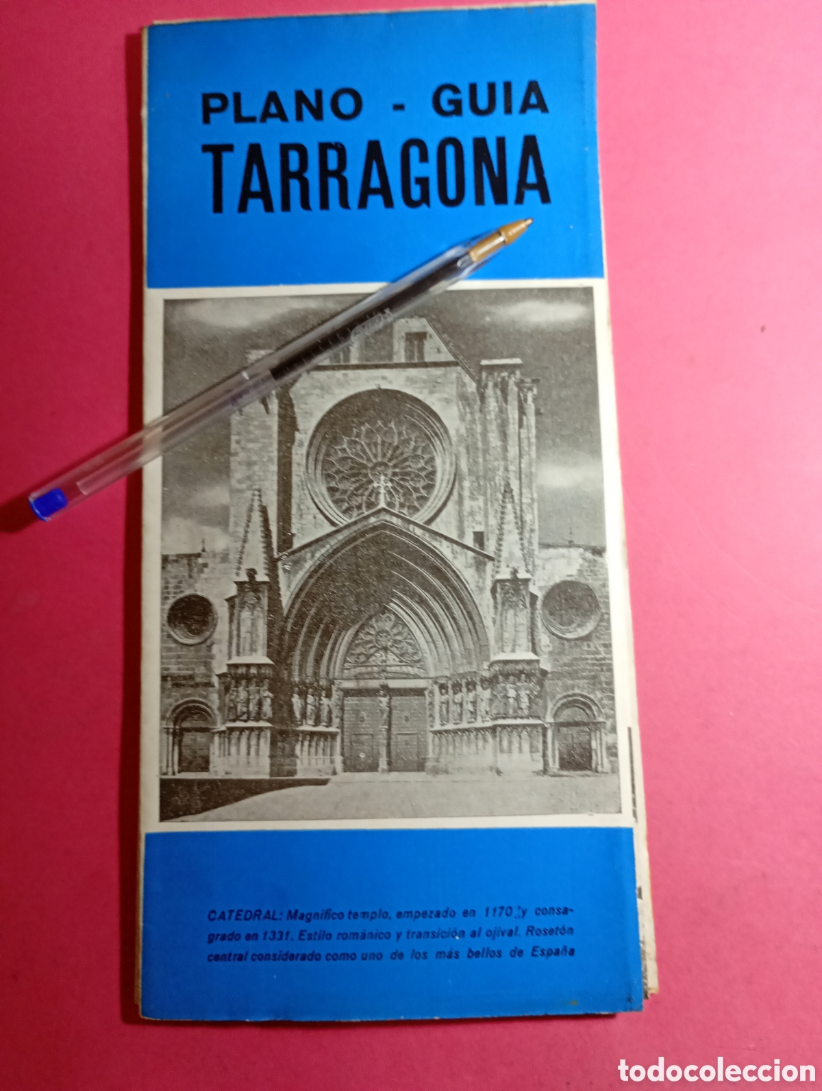 Tourismusbrosch&uuml;ren: 1962 TARRAGONA PLANO GU&Iacute;A EDITADO POR TURISMOPLANO FOTOGRAF&Iacute;AS GONDRA - CHINCHILLA