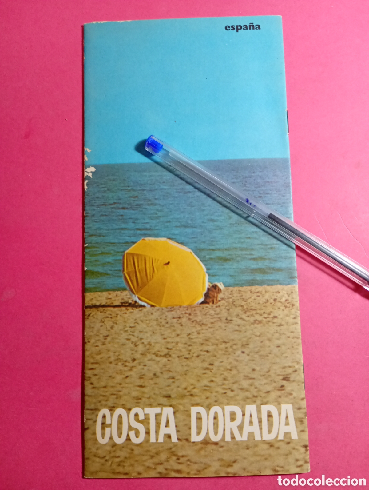 Tourismusbrosch&uuml;ren: &iquest;1956? ESPA&Ntilde;A ''COSTA DORADA'' EN PROVINCIAS BARCELONA Y TARRAGONA DESDE MALGRAT AL DELTA DEL EBRO