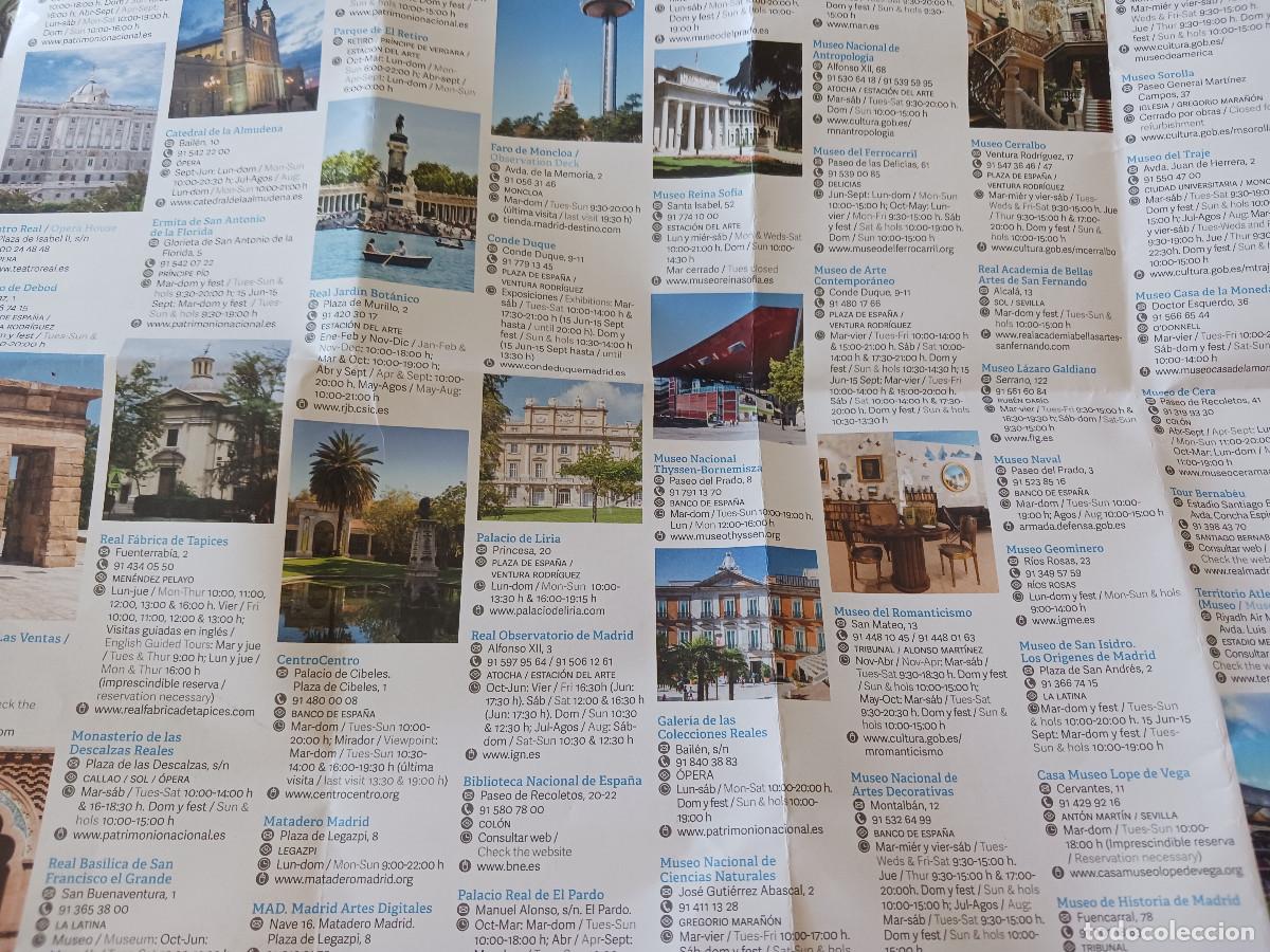Folletos de turismo: plano de madrid, museos y monumentos - Foto 2
