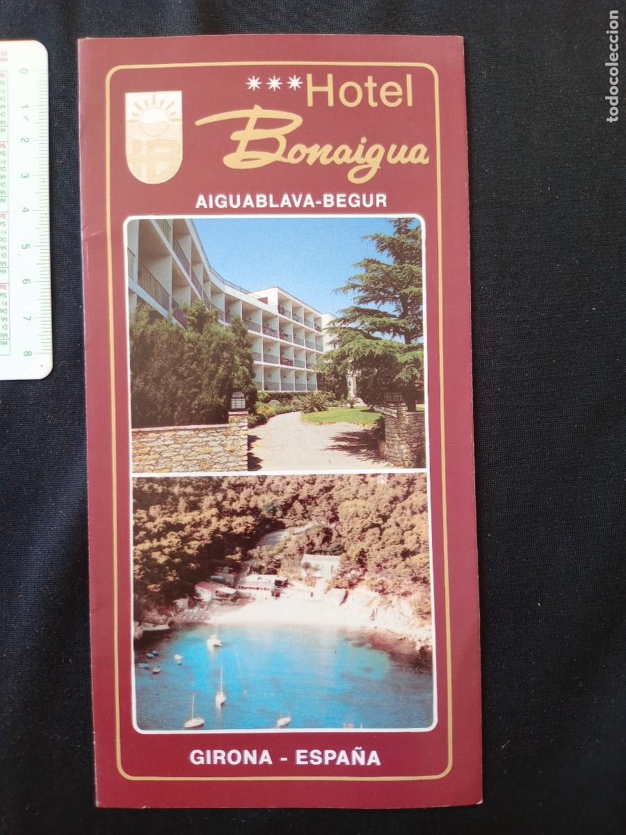 Tourismusbrosch&uuml;ren: Hotel Bonaigua, Aiguablava-Begur, tr&iacute;ptico