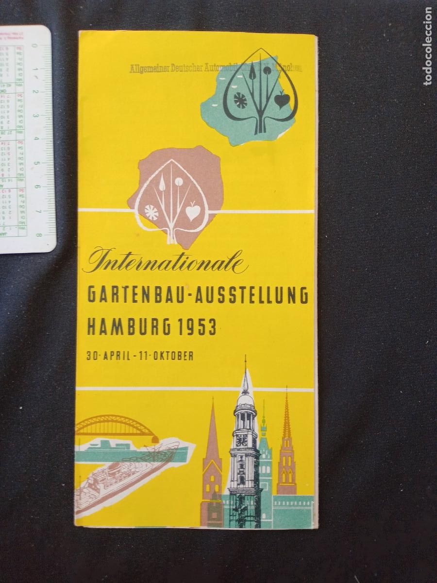 Tourismusbrosch&uuml;ren: Internationale Gartenbau-Austellung. Hamburg, Alemania 1953, Parques