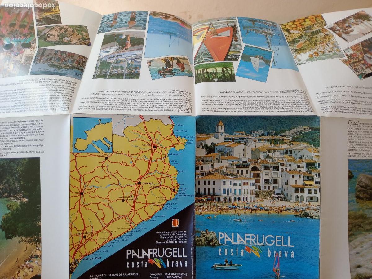 Travel Brochures: Palafrugell, Costa Brava. Folleto