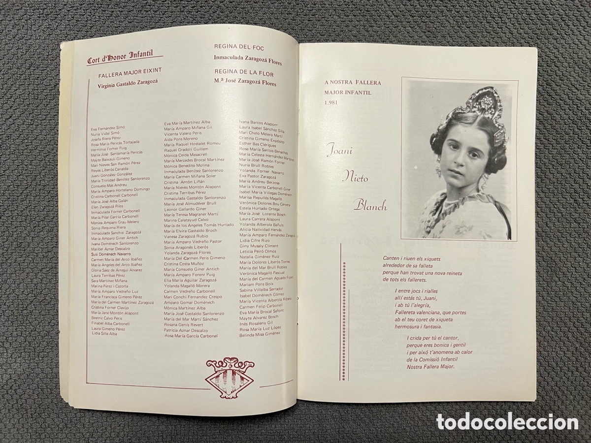 Folletos de turismo: FALLAS SILLA.., Valencia. Llibret de la Falla del Pobl&eacute; (a.1981) - Foto 4