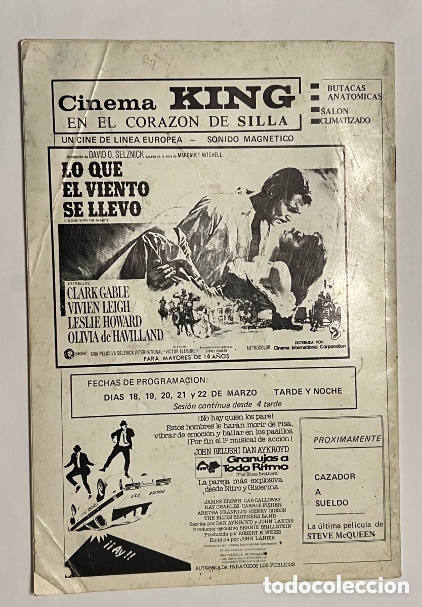 Folletos de turismo: FALLAS SILLA.., Valencia. Llibret de la Falla del Pobl&eacute; (a.1981) - Foto 6
