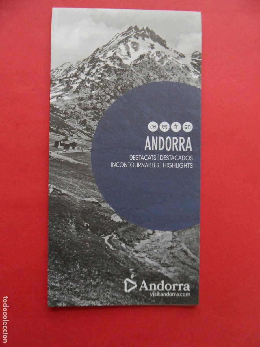 Folletos de turismo: PLANO DESPEGLABLE DE ANDORRA - Foto 1