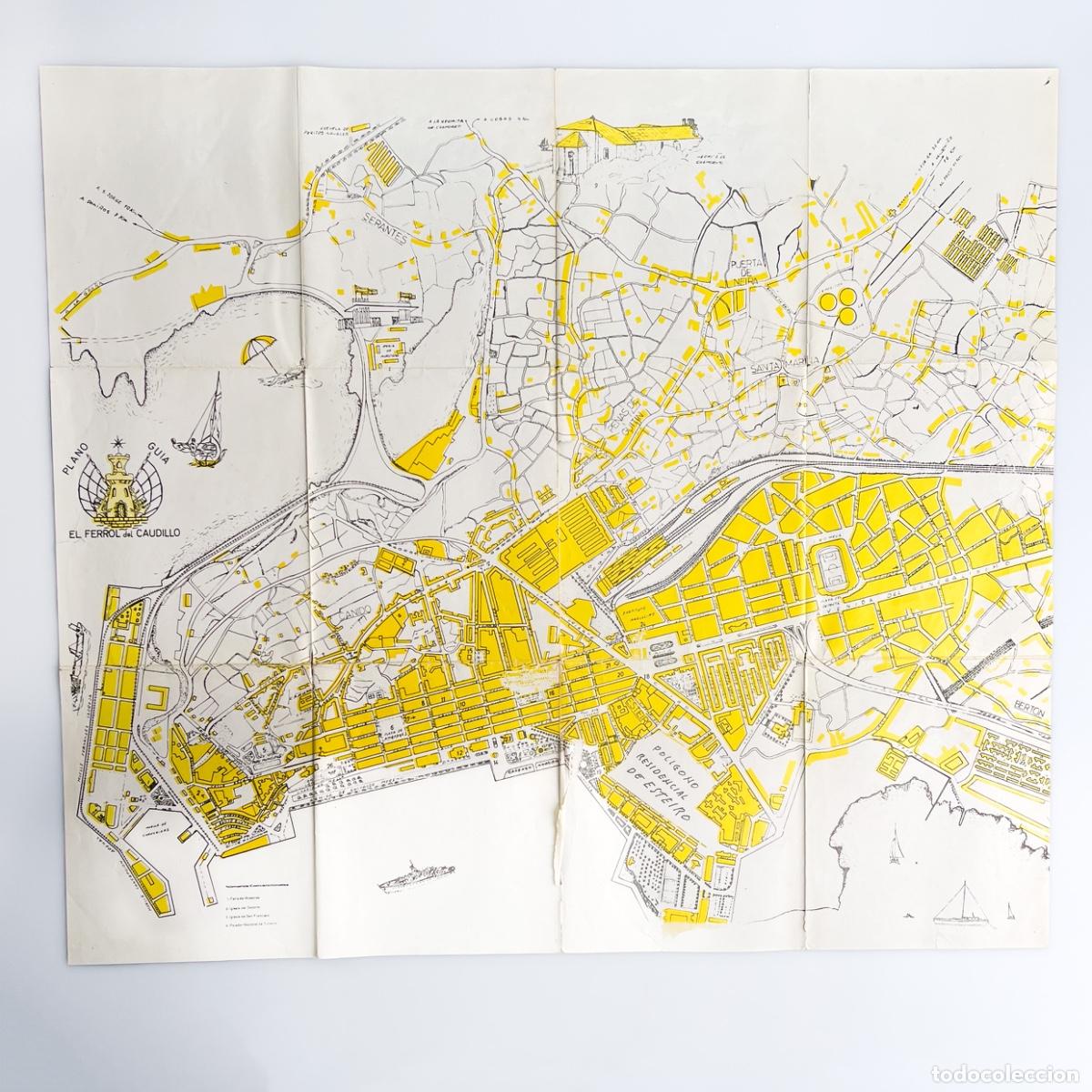 Folletos de turismo: Mapa Galicia y Ferrol - Foto 2
