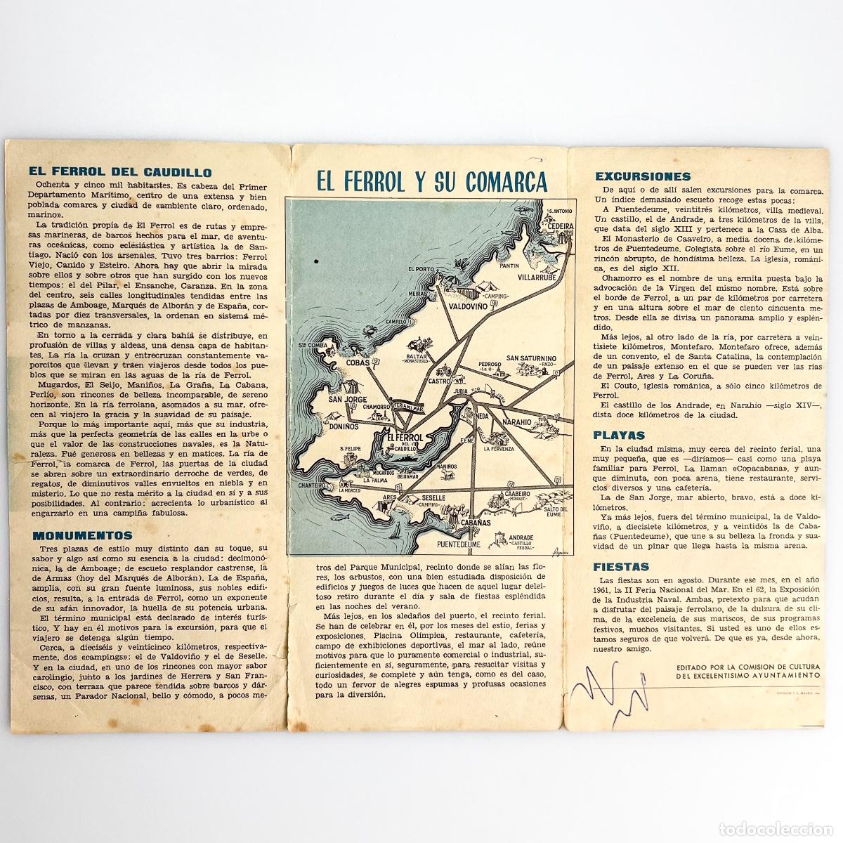 Folletos de turismo: El Ferrol del Caudillo, 1961 - Foto 3