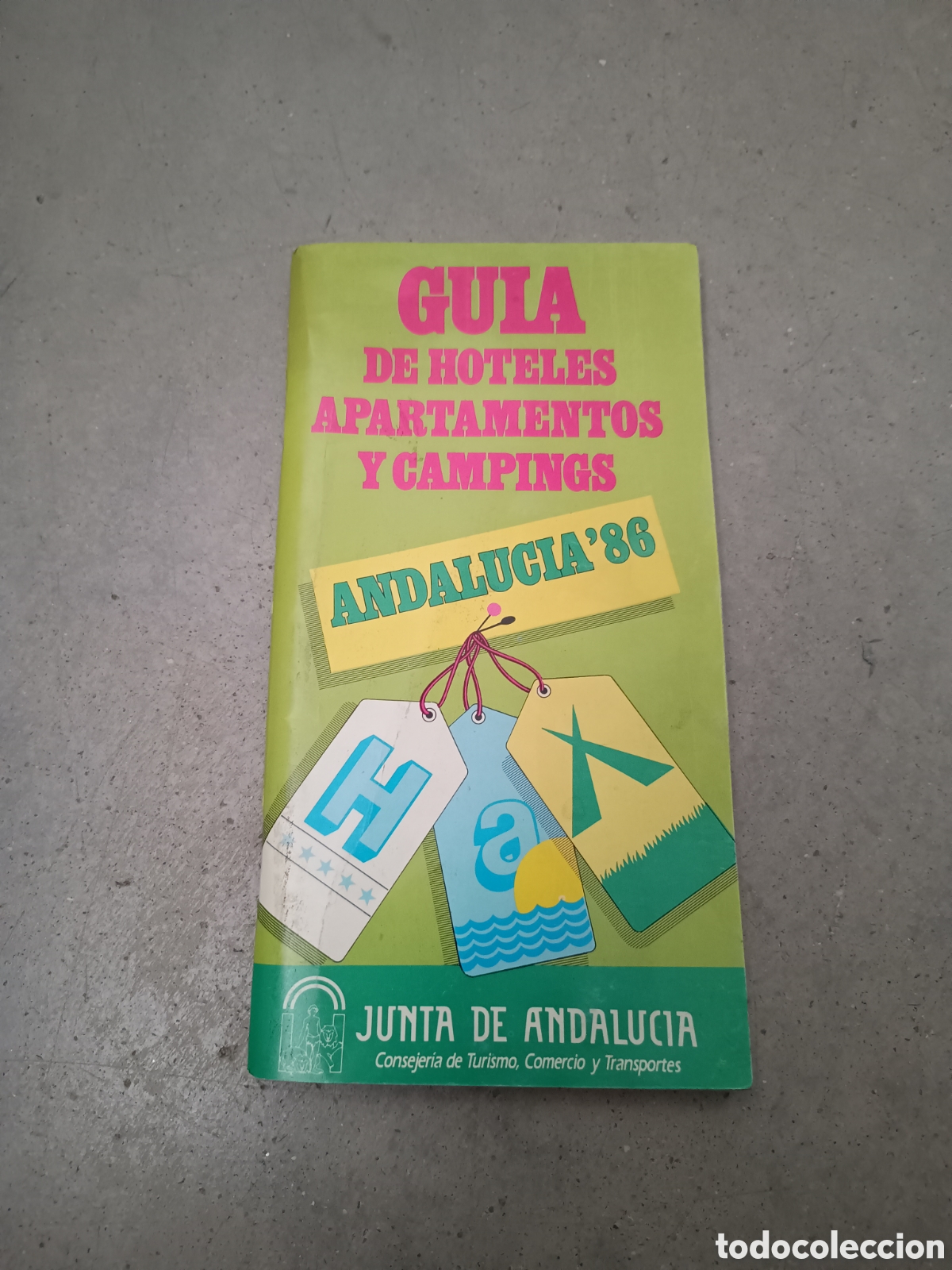 Travel Brochures: GUIA DE HOTELES, APARTAMENTOS Y CAMPING - ANDALUC&Iacute;A - 1986