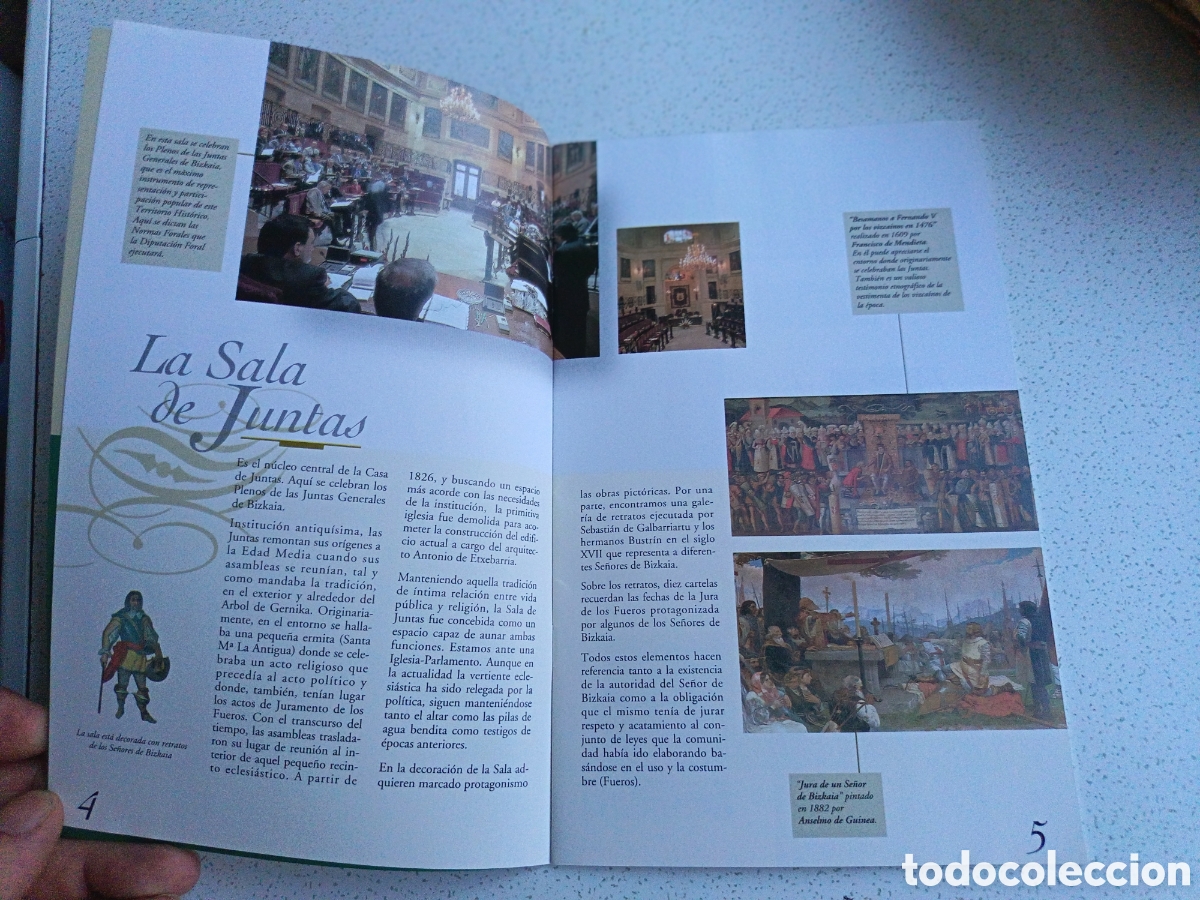 Folletos de turismo: LaCasa de Juntas de Gernika - Foto 3