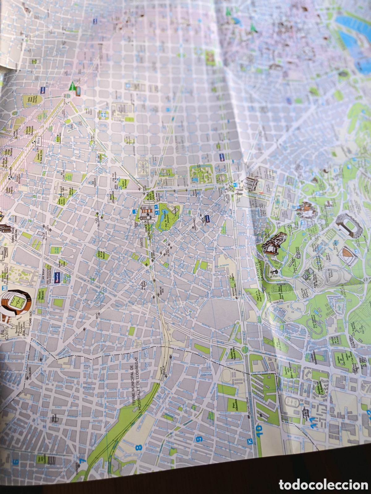 Folletos de turismo: Gran Plano de Barcelona - Foto 9