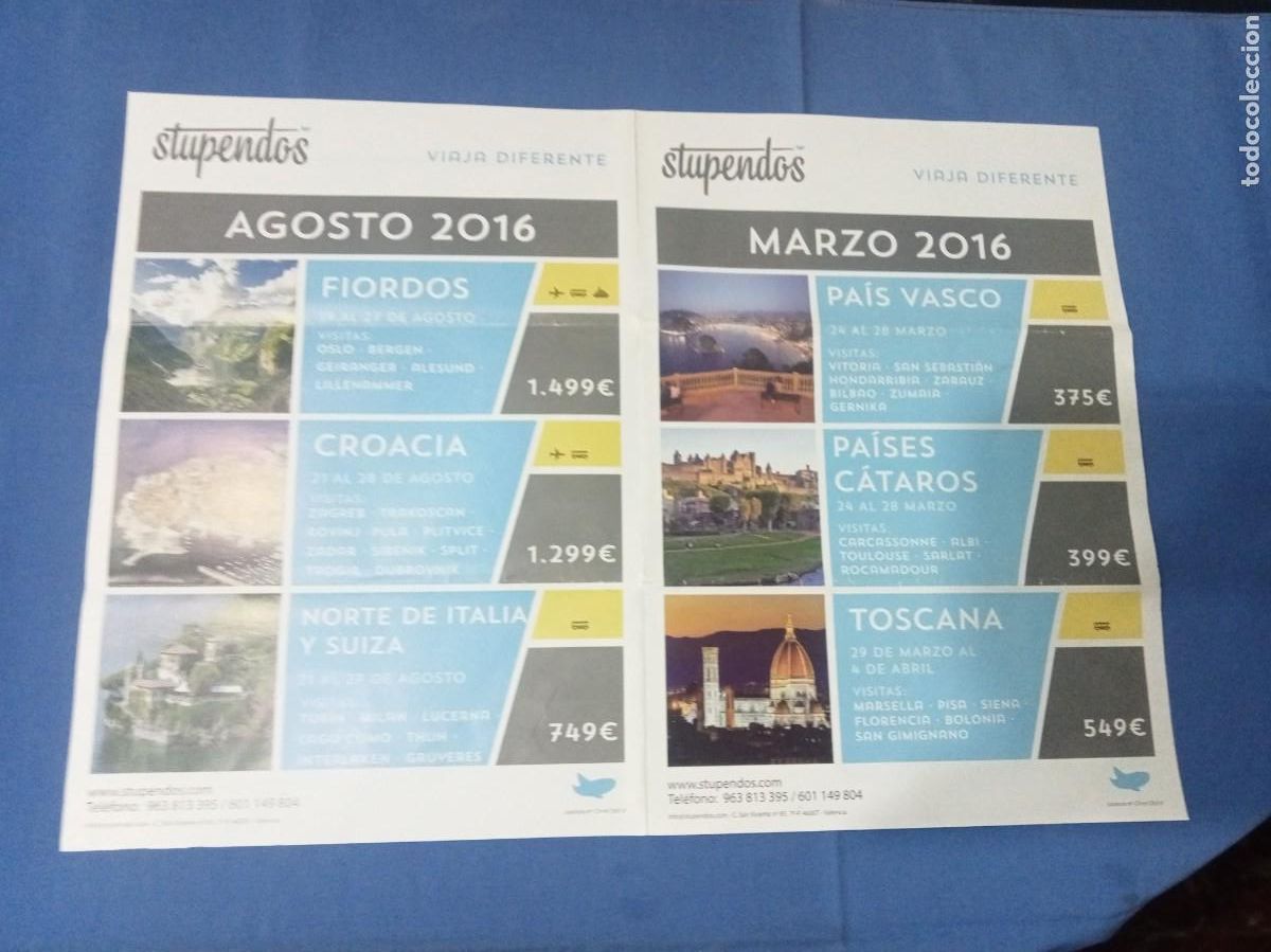 Folletos de turismo: stupendos viaja diferente 2016 - Foto 2