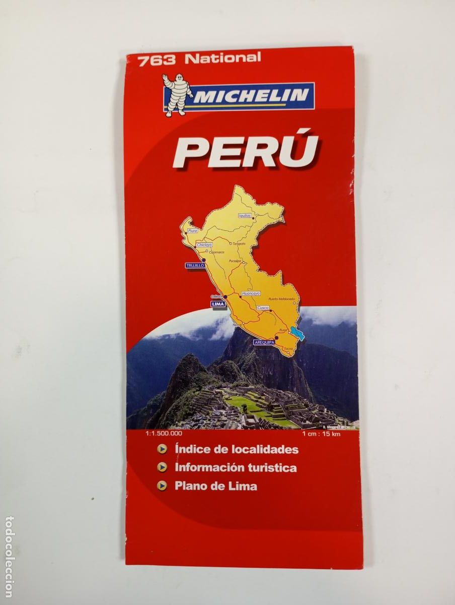 Travel Brochures: MAPA DE CARRETERAS DE PER&Uacute;. MICHEL&Iacute;N. TDKP27Q