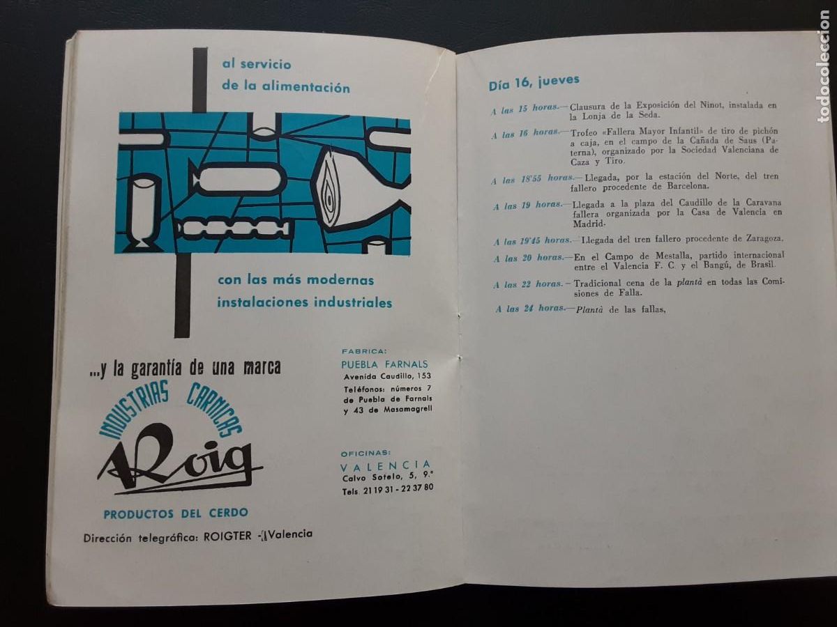 Folletos de turismo: Fallas de Valencia programa oficial 1961 - Foto 4