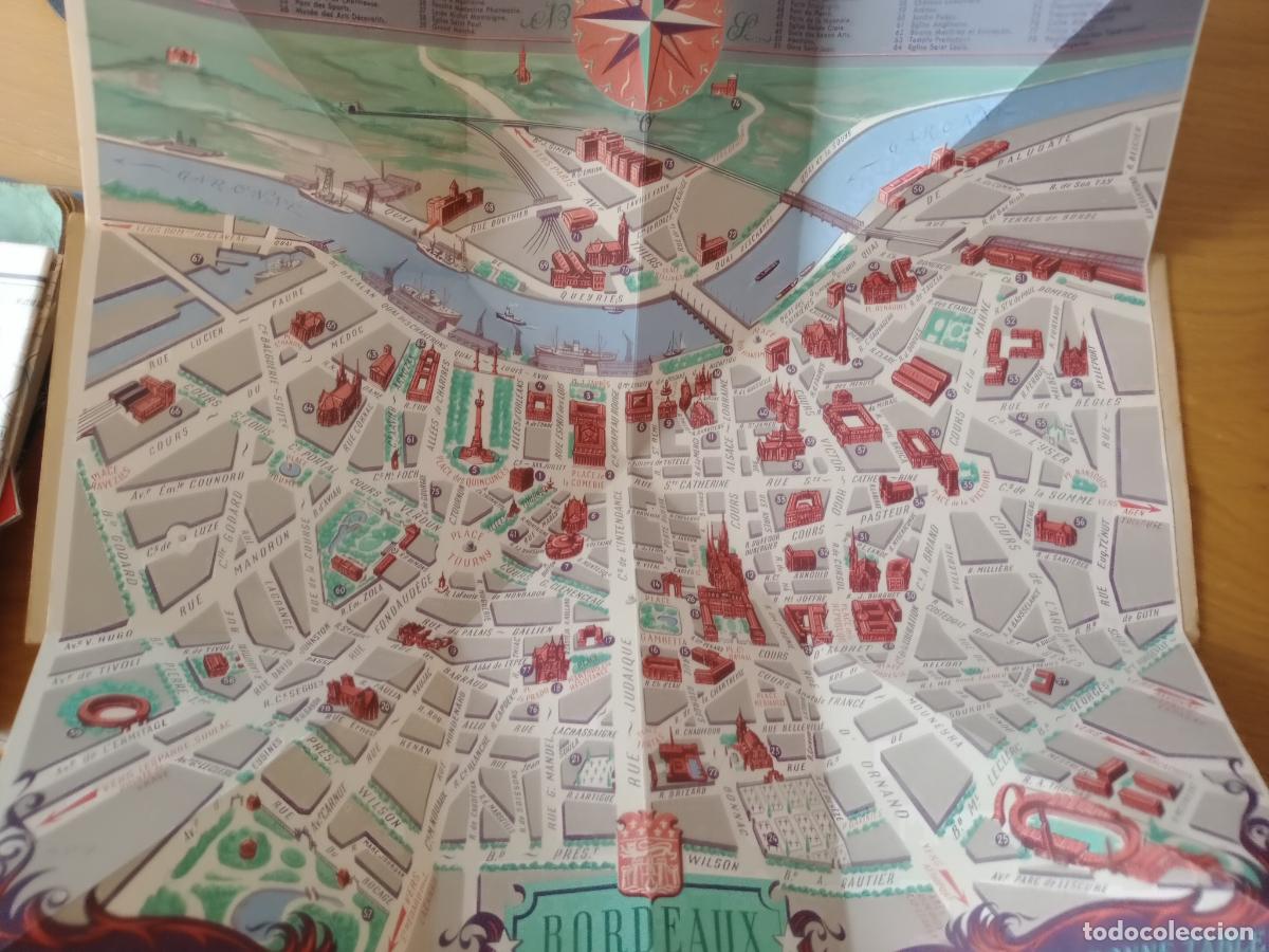 Folletos de turismo: Bordeaux, con mapa, Francia - Foto 2