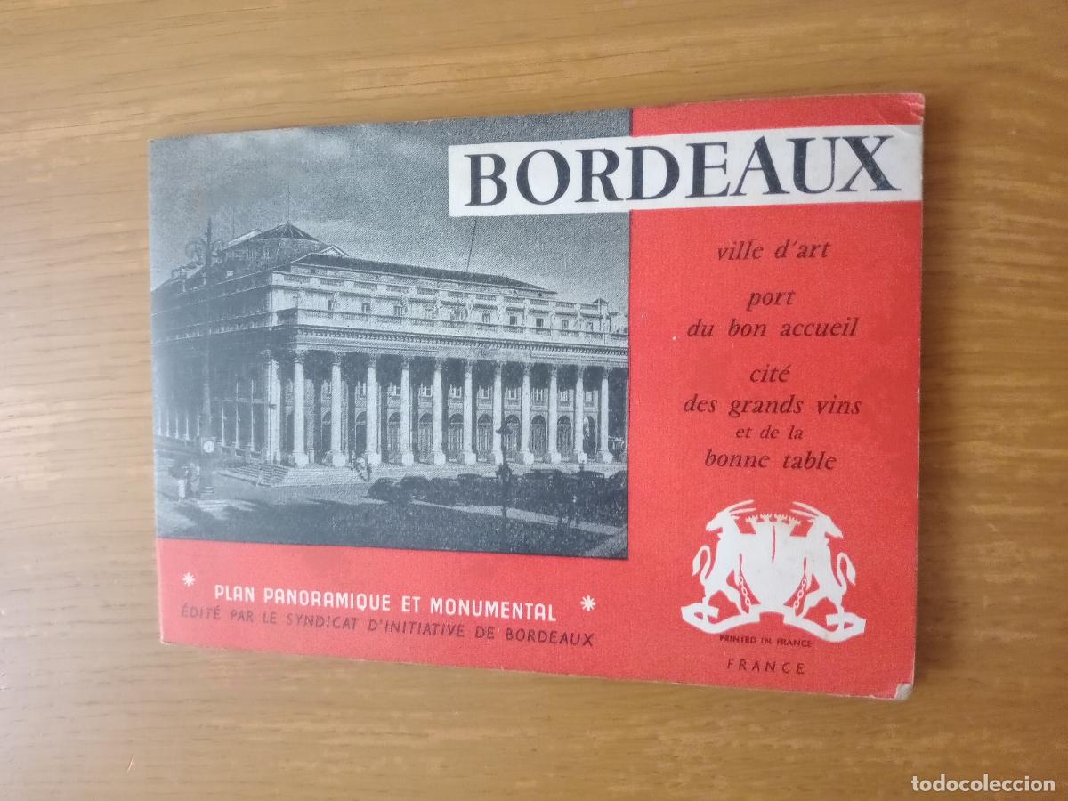Folletos de turismo: Bordeaux, con mapa, Francia - Foto 1