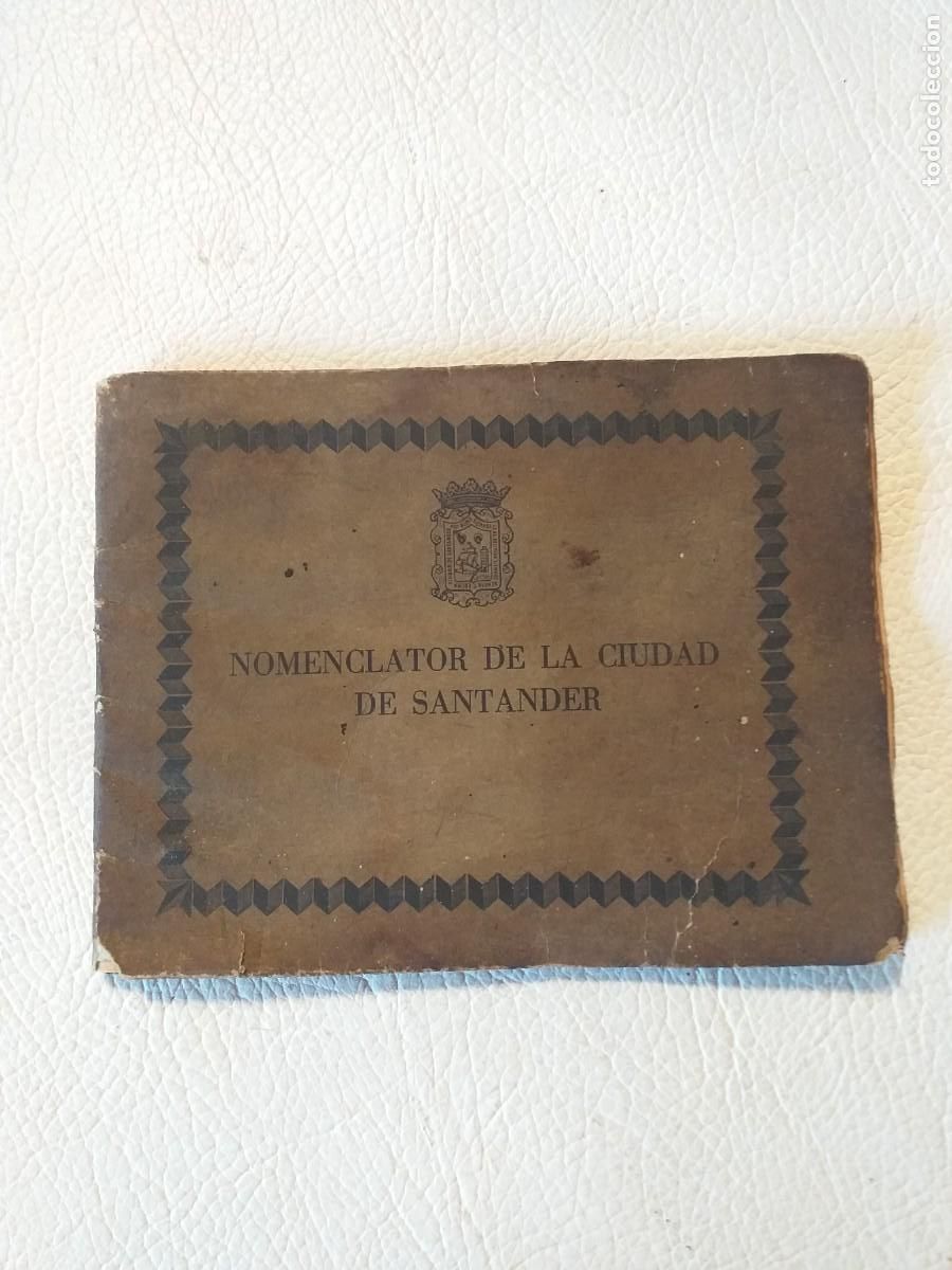 Folletos de turismo: NOMENCLATOR DE LA CIUDAD DE SANTANDER - Foto 1