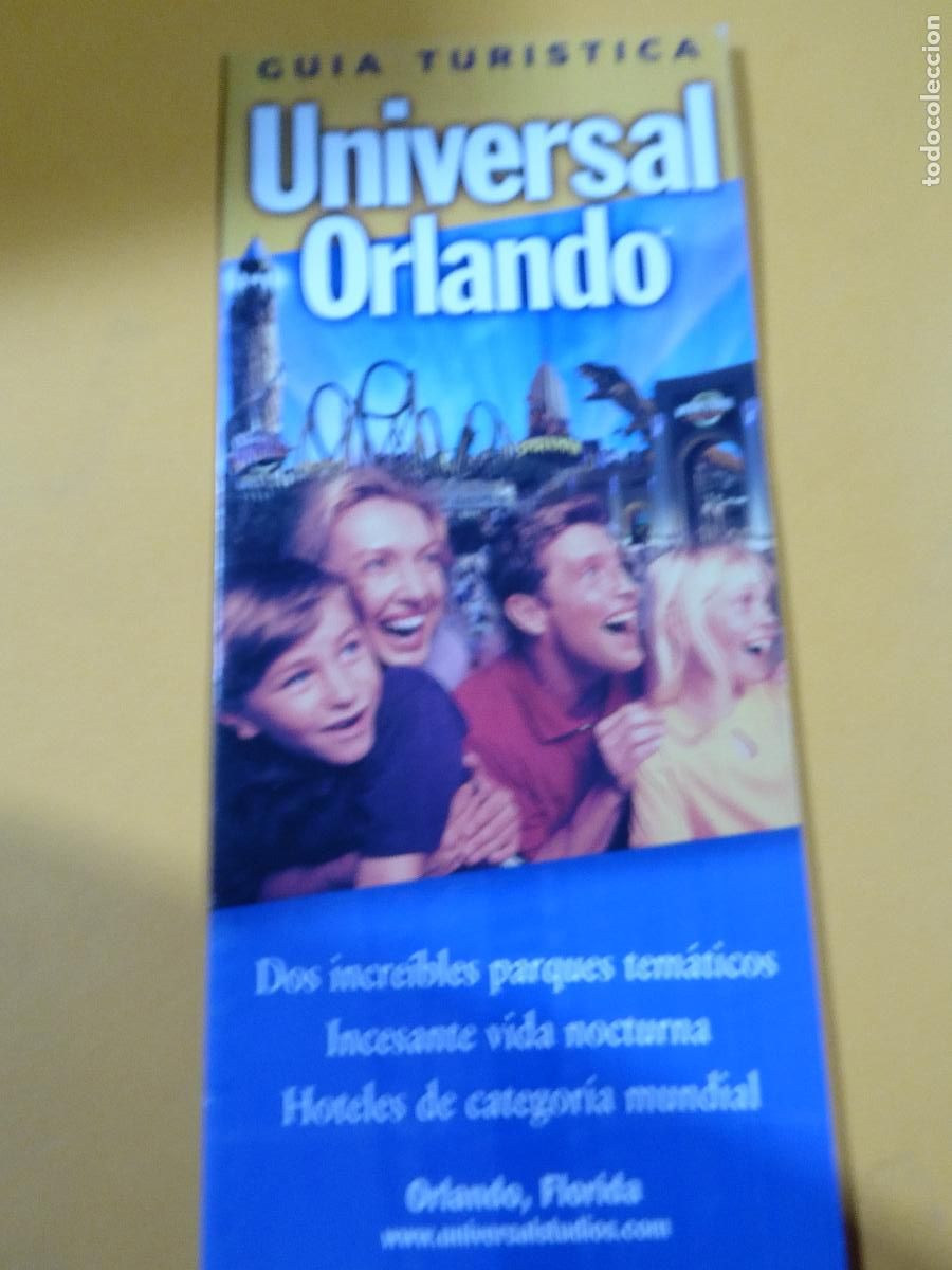 Folletos de turismo: FOLLETO PUBLICITARIO GUIA TURISTICA UNIVERSAL ORLANDO