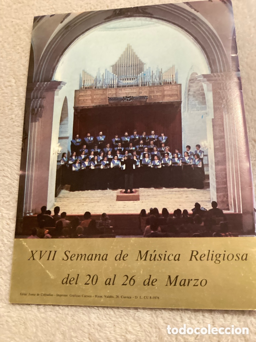 Folletos de turismo: Cuenca, programa Semana Santa 1978 - Foto 2