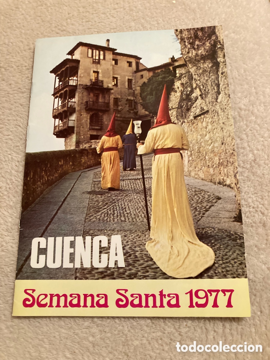 Folletos de turismo: Cuenca, programa Semana Santa 1977 - Foto 1
