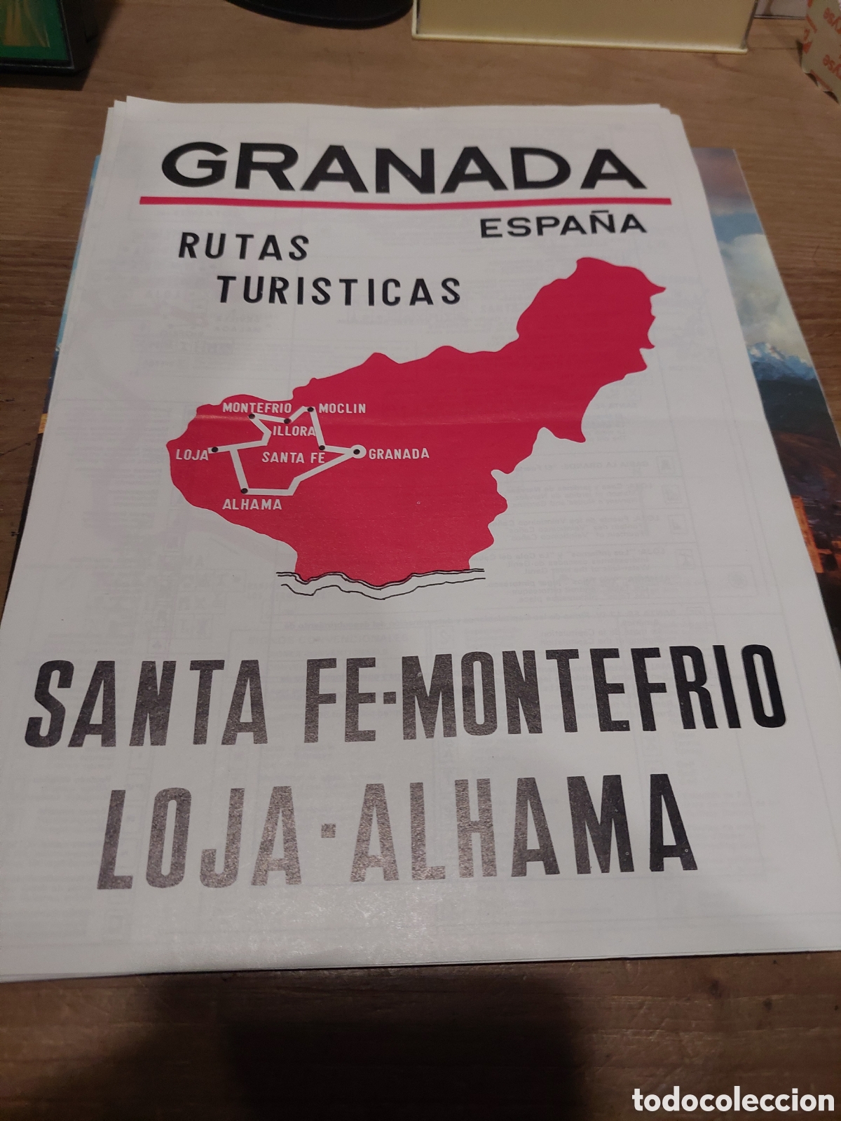 Folletos de turismo: GRANADA CAT&Aacute;LOGOS VINTAGE - Foto 2