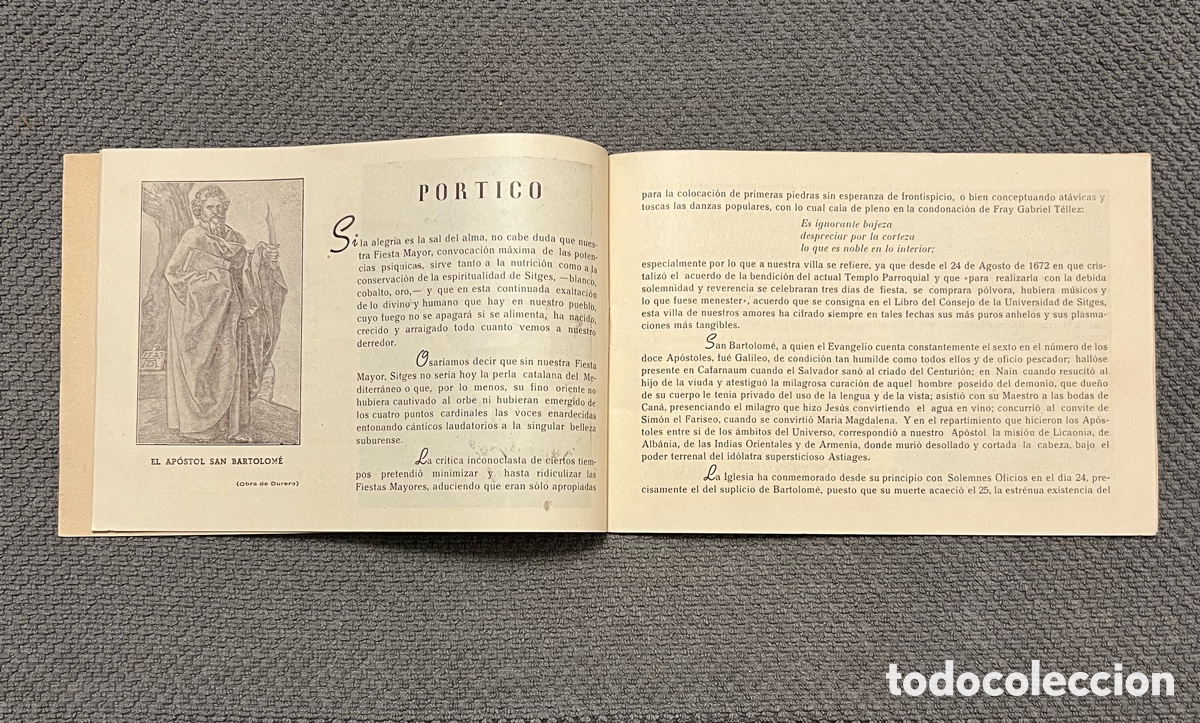 Folletos de turismo: SITGES.. Programa Fiesta Mayor (a.1944) SITGES PROGRAMA OFICIAL - Foto 4