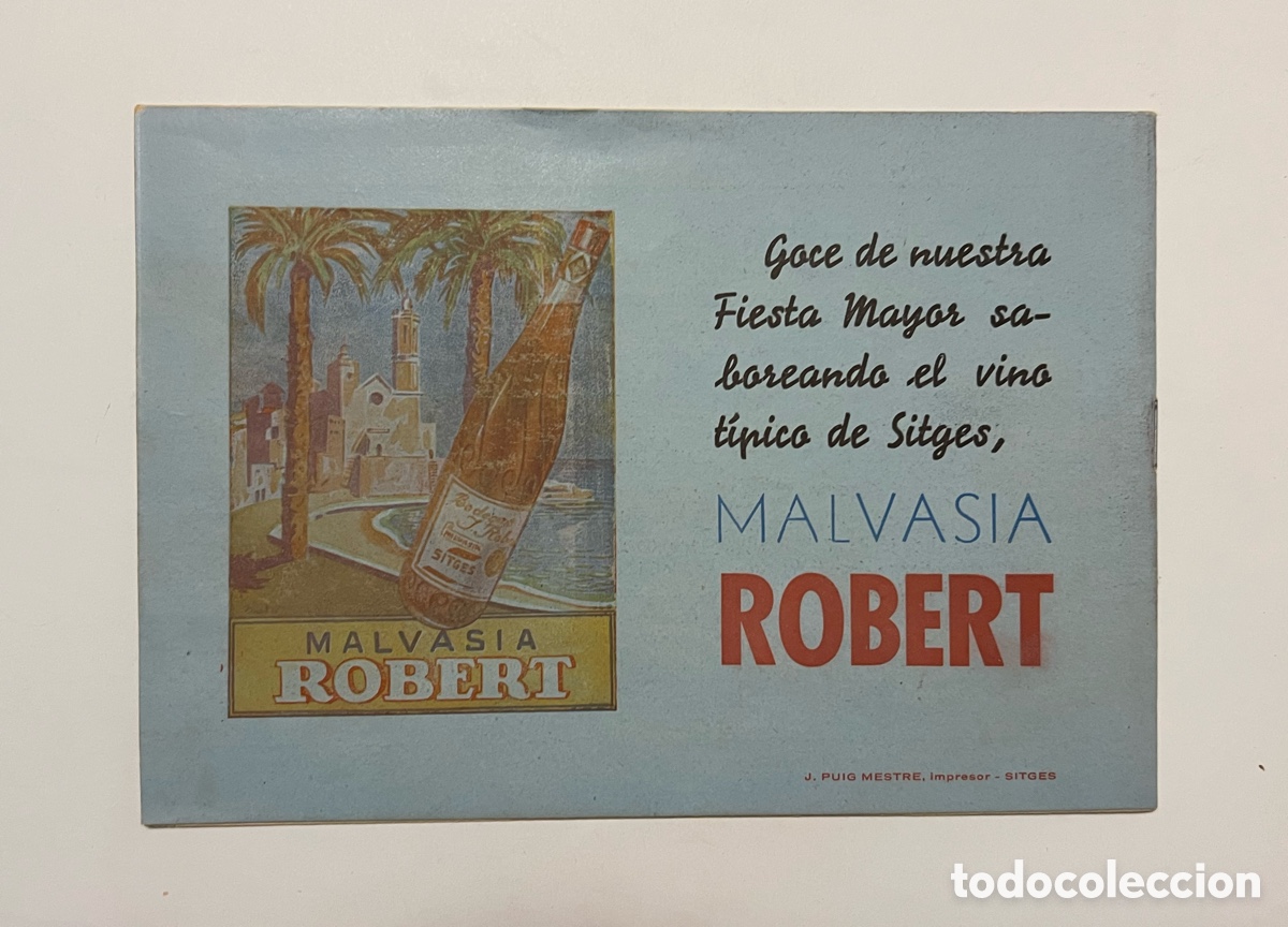 Folletos de turismo: SITGES.. Programa Fiesta Mayor (a.1944) SITGES PROGRAMA OFICIAL - Foto 6