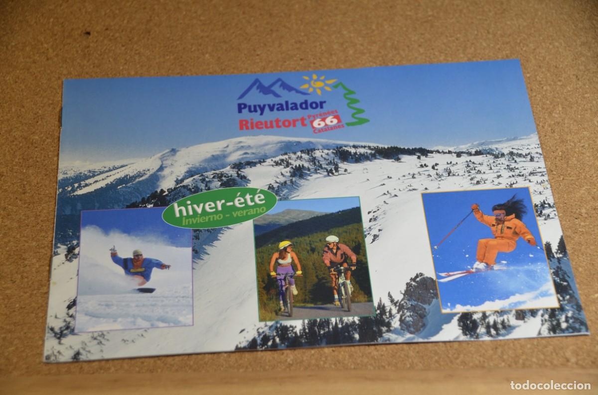 Tourismusbrosch&uuml;ren: Folleto Puyvalador Invierno a&ntilde;os 90