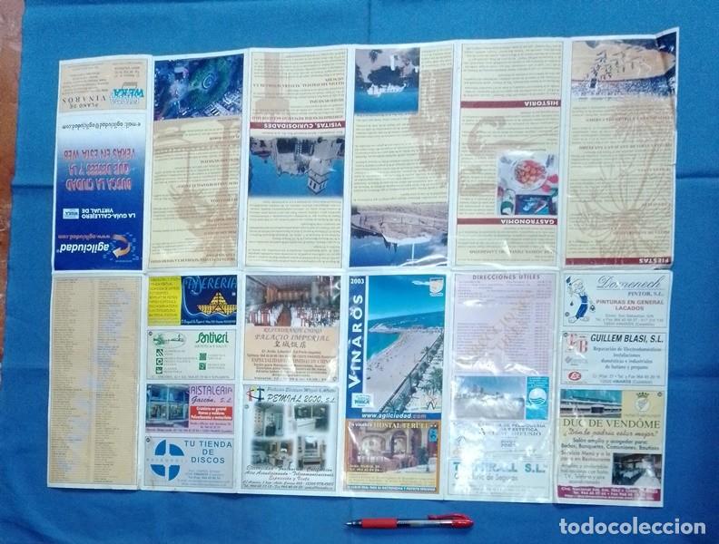 Folletos de turismo: Folleto mapa Vinaros 2003