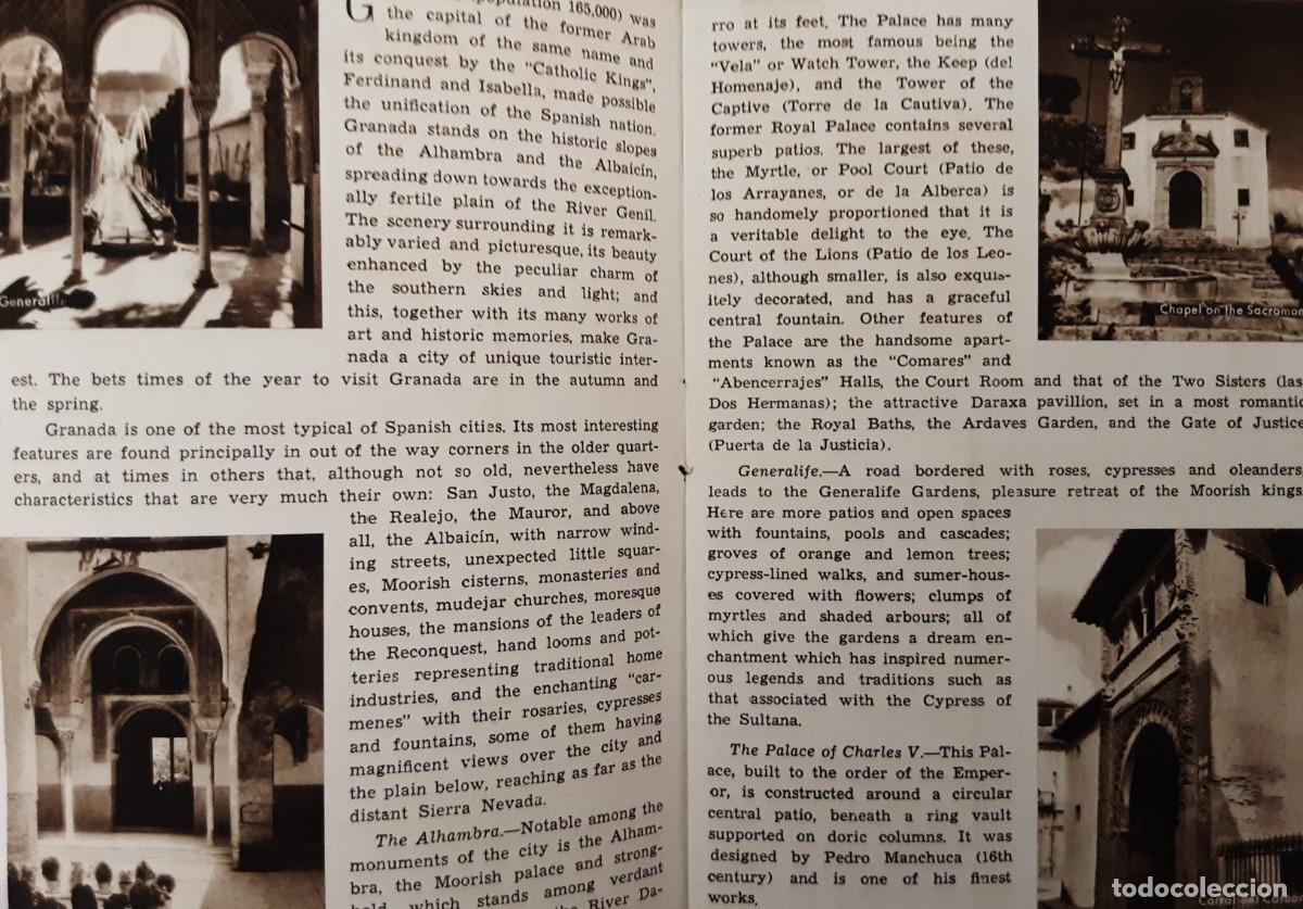 Folletos de turismo: Antiguo folleto de granada - Foto 5