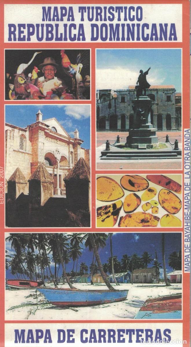 Folletos de turismo: Mapa Rep&uacute;blica Dominicana Bavaro-Punta Cana La Romana-Higuey. Mapa de Carreteras / Mapas Gaar S.A.