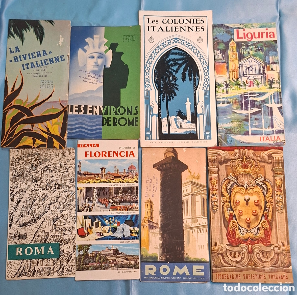 Folletos de turismo: Gu&iacute;as tur&iacute;sticas antiguas Italia