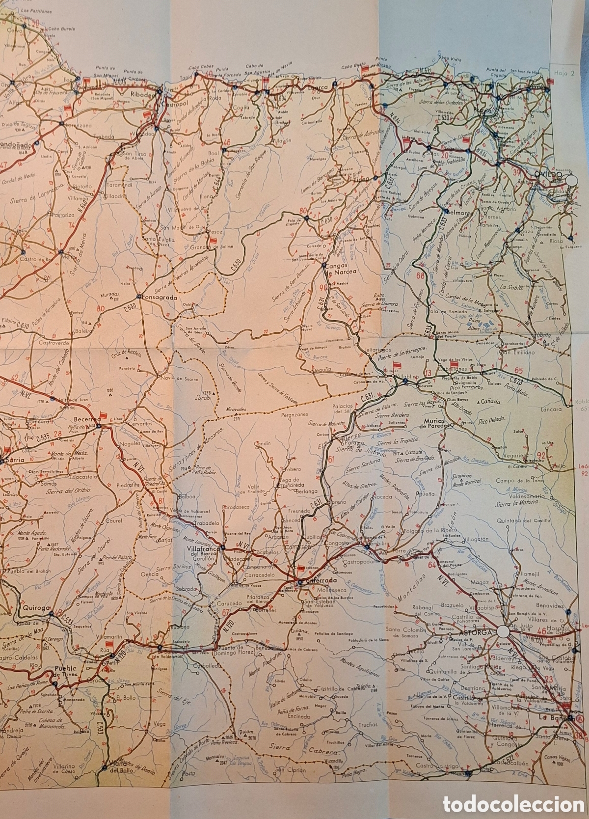 Folletos de turismo: Mapas Firestone Hispania (2 tomos) - Foto 9