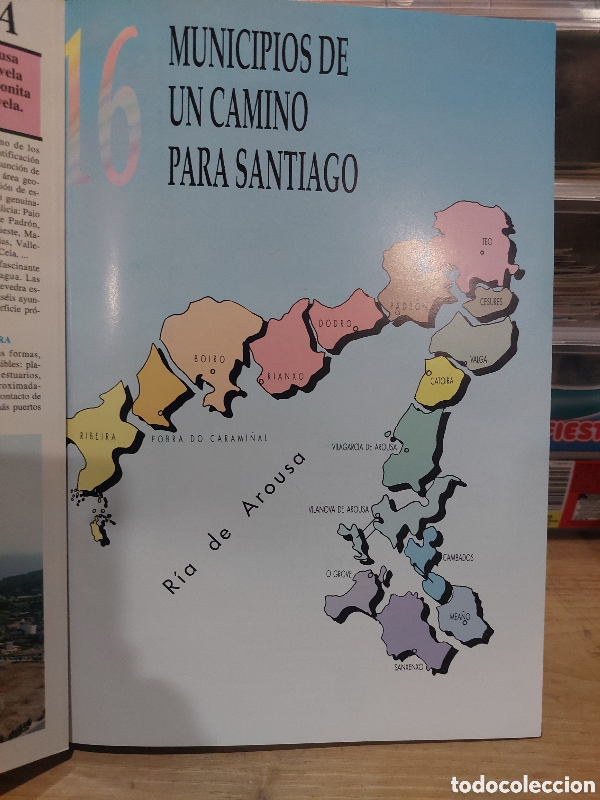 Folletos de turismo: REVISTA LA RUTA MARITIMA AP&Oacute;STOL XACOBEO 93 FOTOS planos