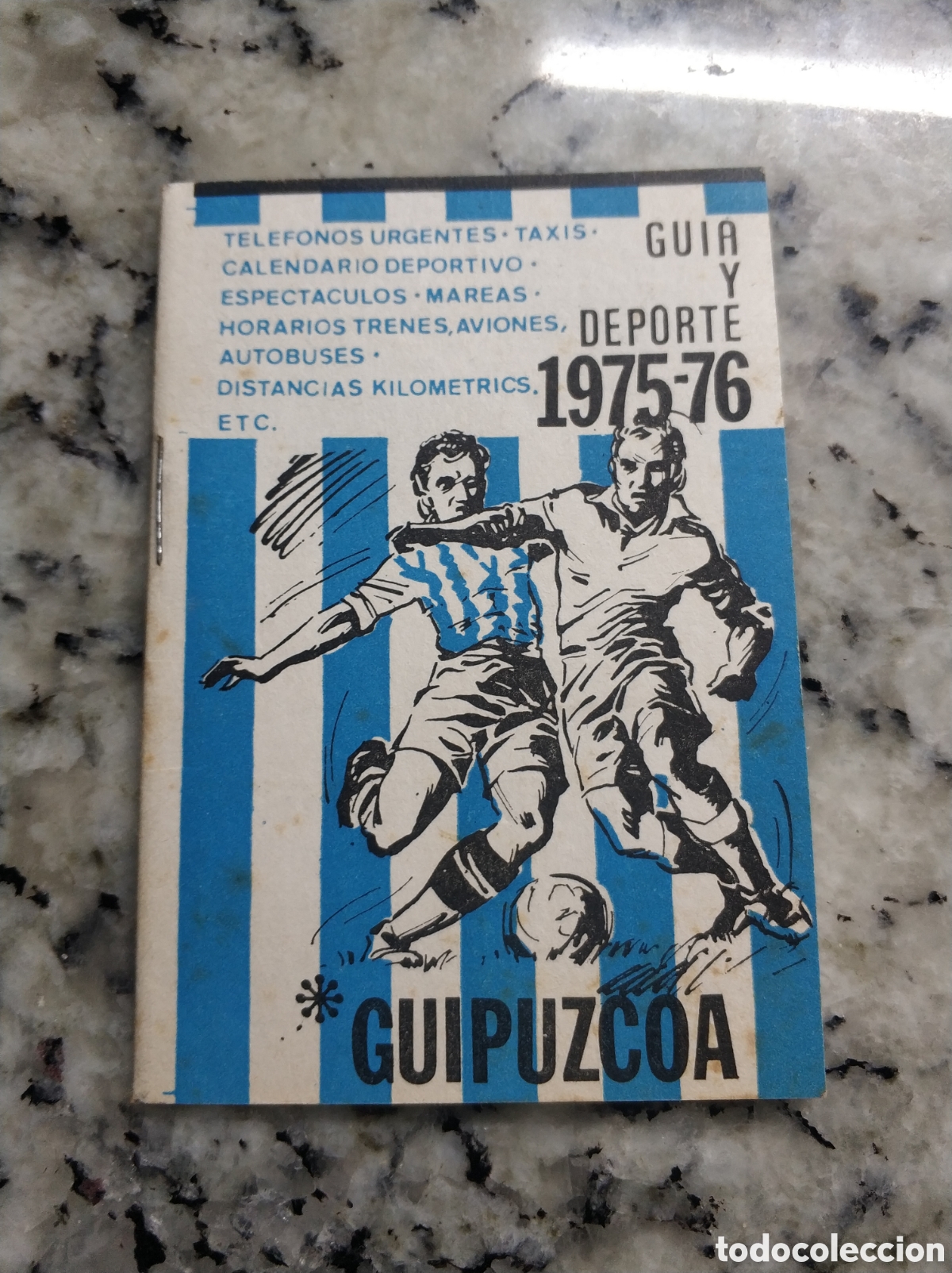 Folletos de turismo: Mini Gu&iacute;a y Deporte Gipuzkoa 1975-76.