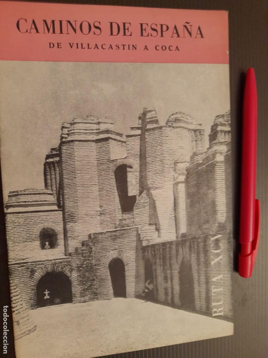 Folletos de turismo: Caminos de Espa&ntilde;a. Ruta 95 VILLACASTIN a COCA 1958. Compa&ntilde;&iacute;a Espa&ntilde;ola de Penicilina.