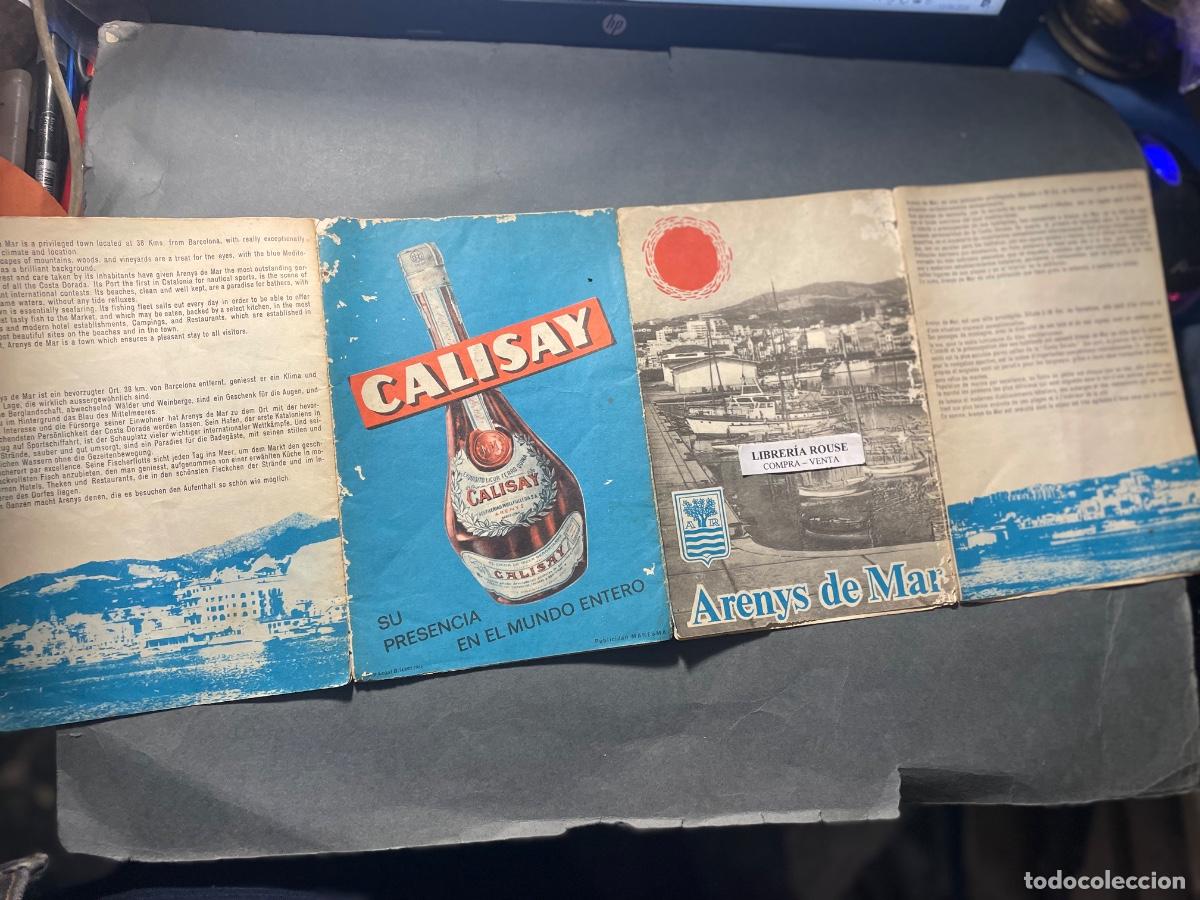Folletos de turismo: ANTIGUO FOLLETO TURISTICO 1966 ARENYS DE MAR TRIPTICO DESPLEGABLE - 12 PAG. CERRADO 18,5X12,5 CM.