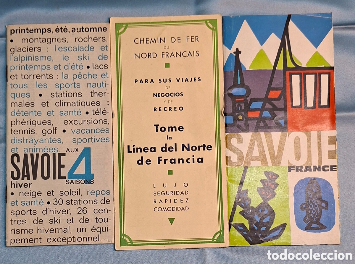Folletos de turismo: Colecci&oacute;n de folletos tur&iacute;sticos Savoie