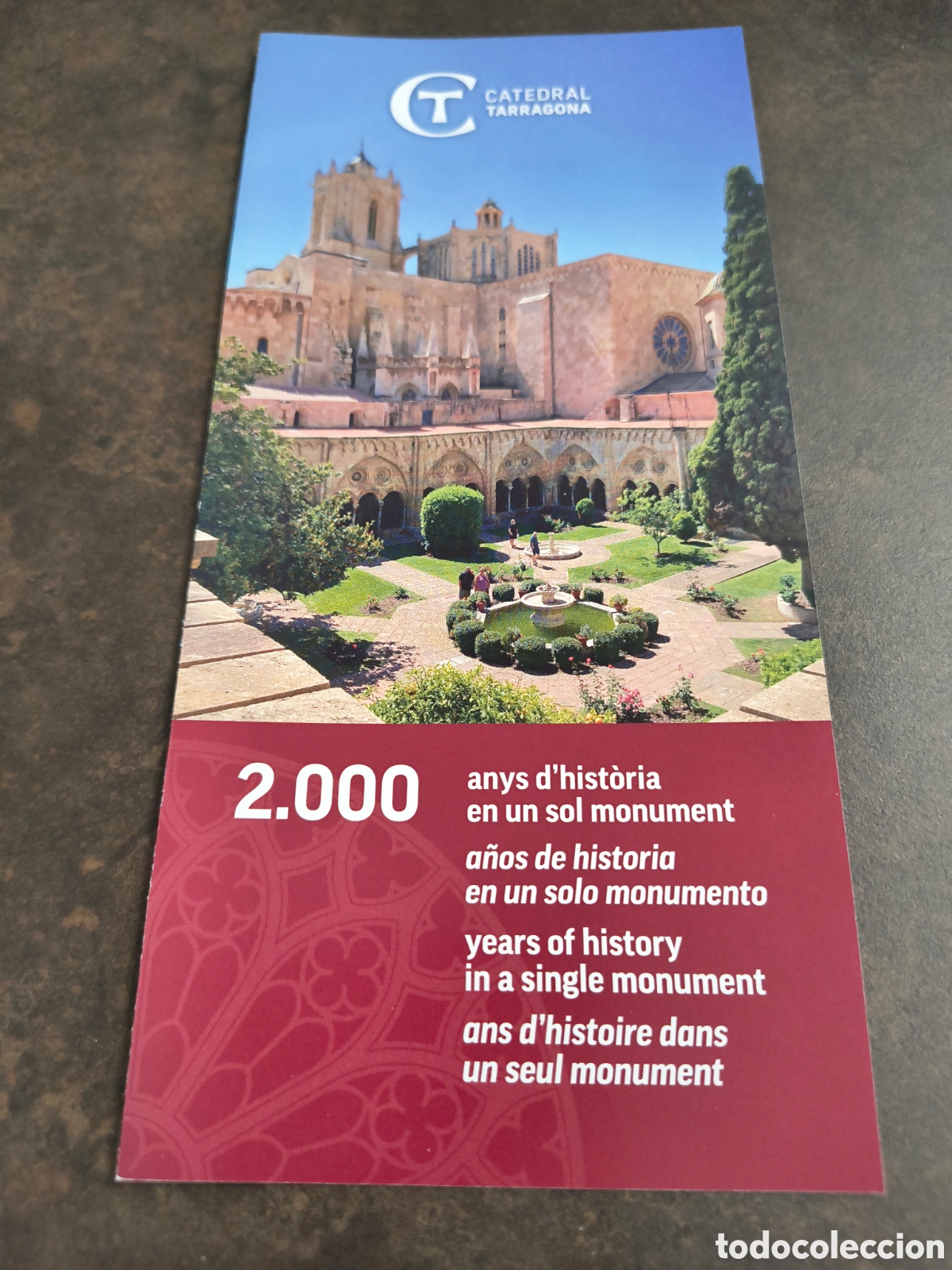 Folletos de turismo: CATEDRAL DE TARRAGONA, DIPTICO