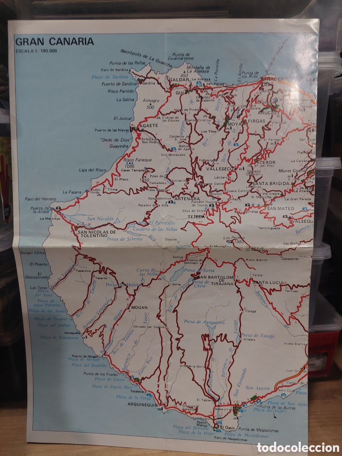 Folletos de turismo: PLANO GRAN CANARIA VINTAGE