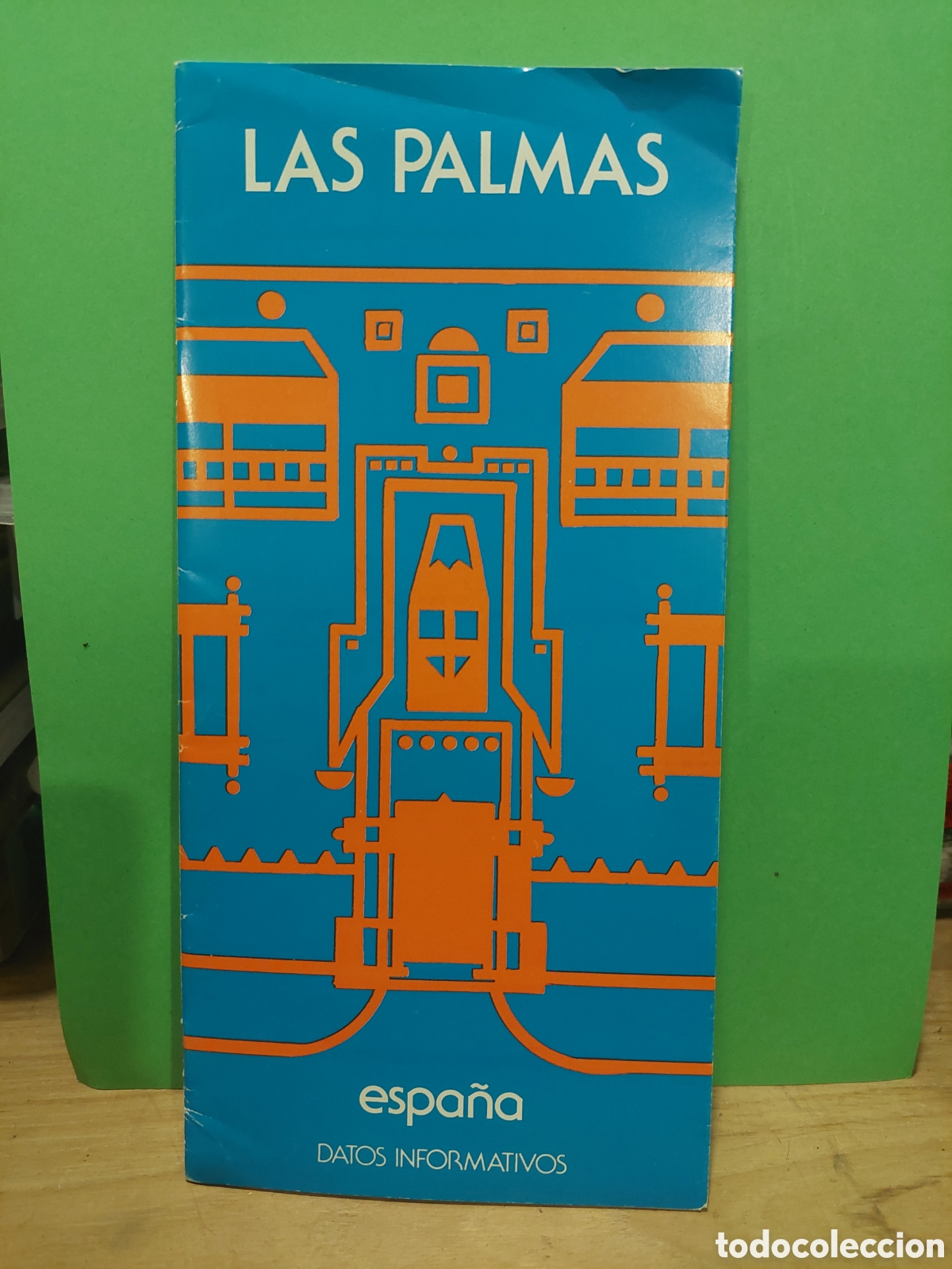 Folletos de turismo: LAS PALMAS PLANO INFORMATIVO VINTAGE