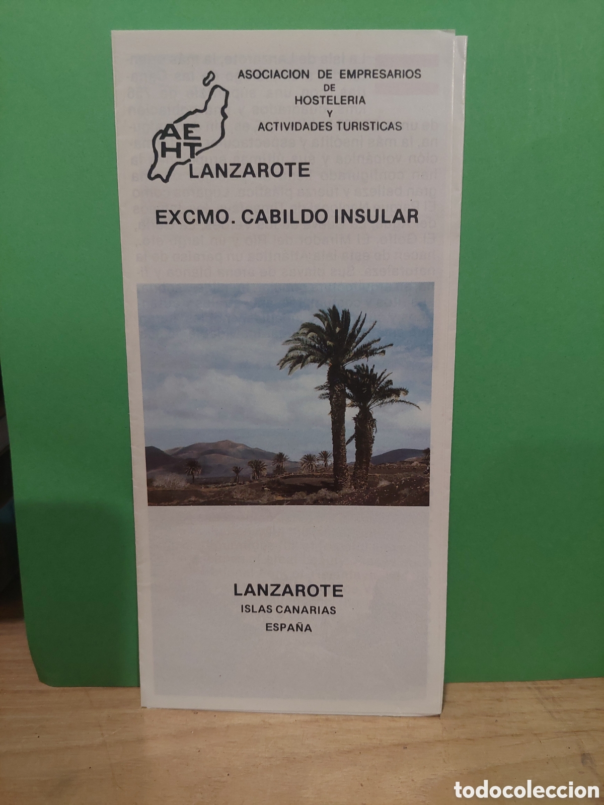 Folletos de turismo: LANZAROTE FOLLETO EXCMO CABILDO INSULAR