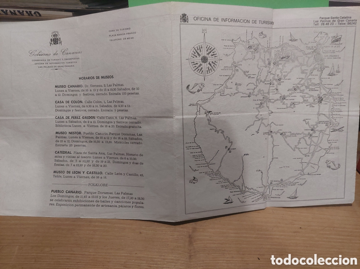 Folletos de turismo: FOLLETO CABILDO CABARIAS PLANO