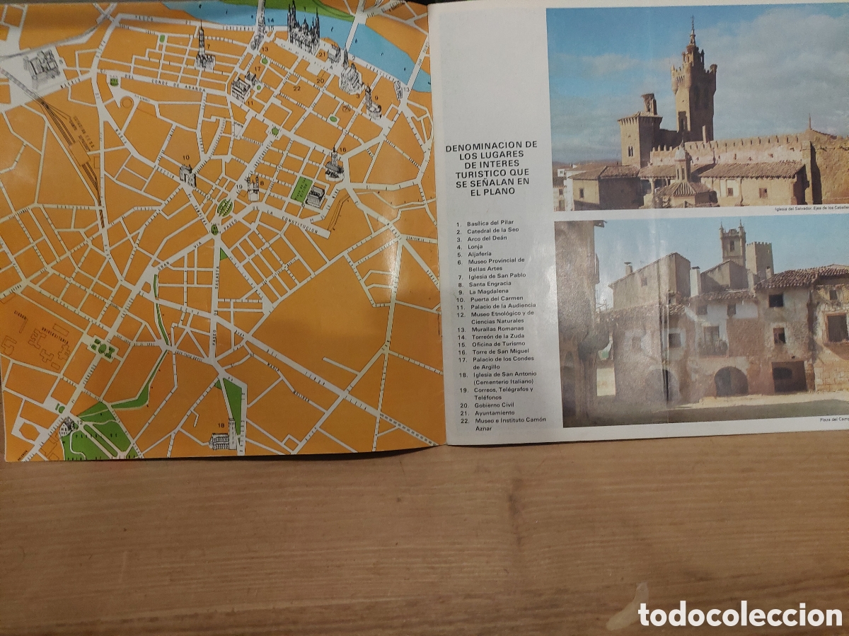 Folletos de turismo: LIBRO ZARAGOZA FOLLETO - Foto 2