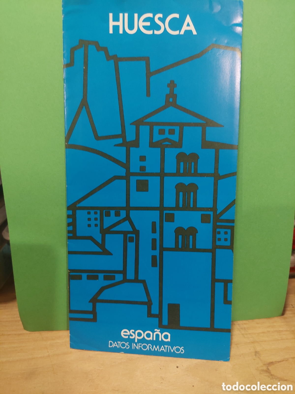 Folletos de turismo: FOLLETO.PLANO HUESCA vintange