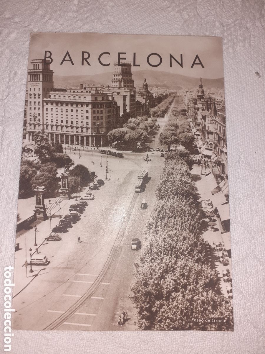 Folletos de turismo: ANTIGUA GUIA DE BARCELONA. HACIA 1950