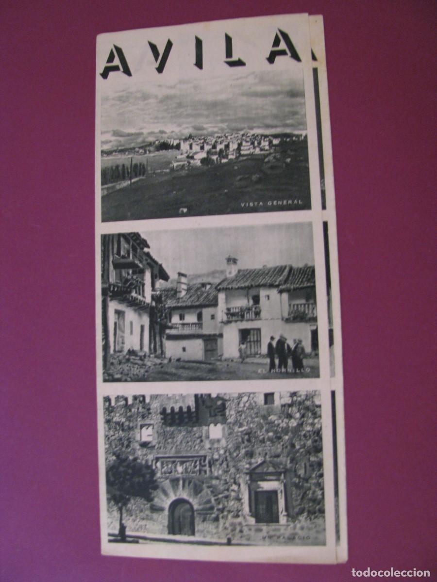 Folletos de turismo: FOLLETO DE TURISMO DE LOS A&Ntilde;OS 50. AVILA