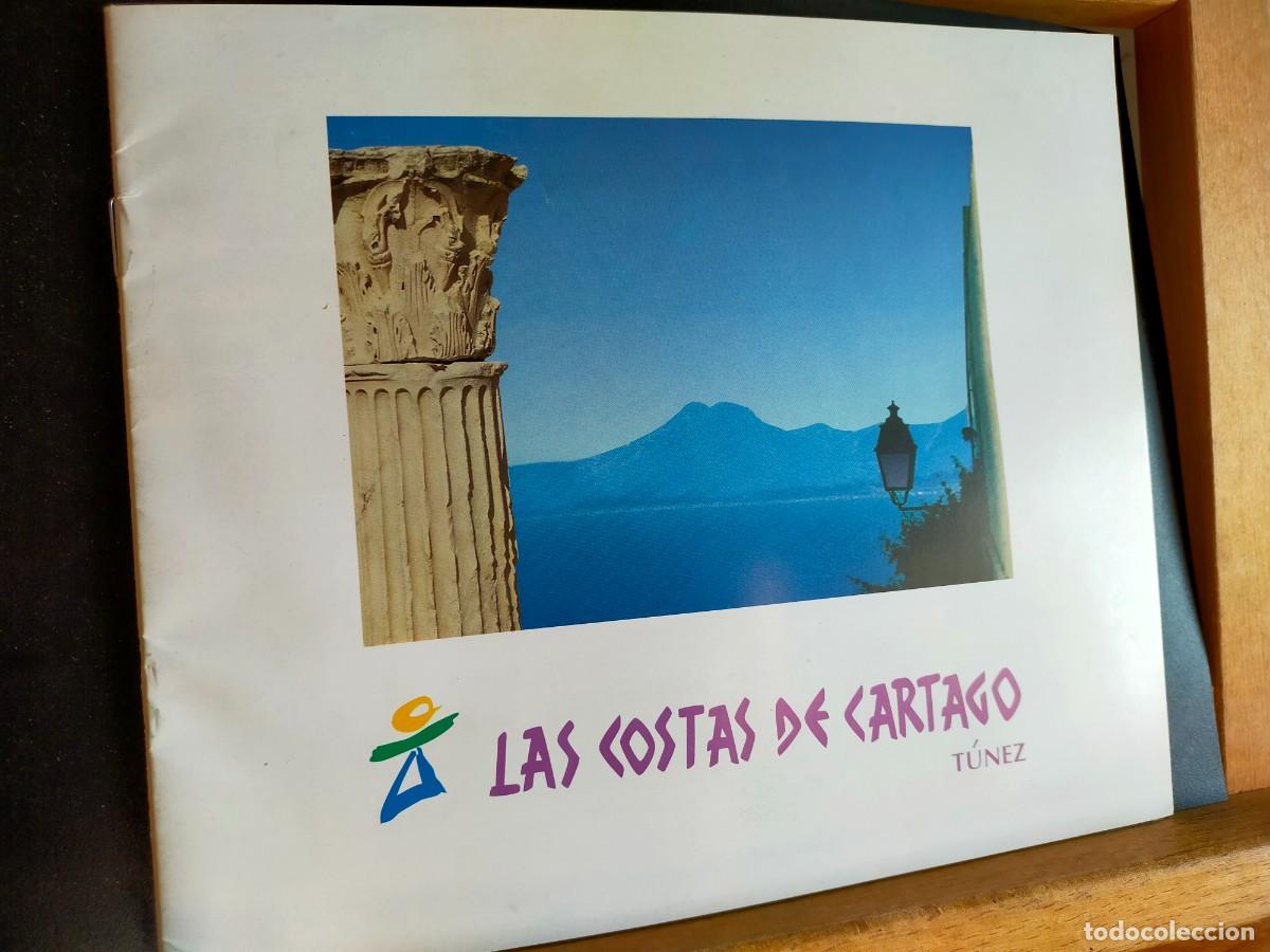 Folletos de turismo: T&Uacute;NEZ. LAS COSTAS DE C&Aacute;RTAGO. FOLLETO CON DESPLEGABLE. OFICINA NACIONAL DEL TURISMO TUNECINO. 1996