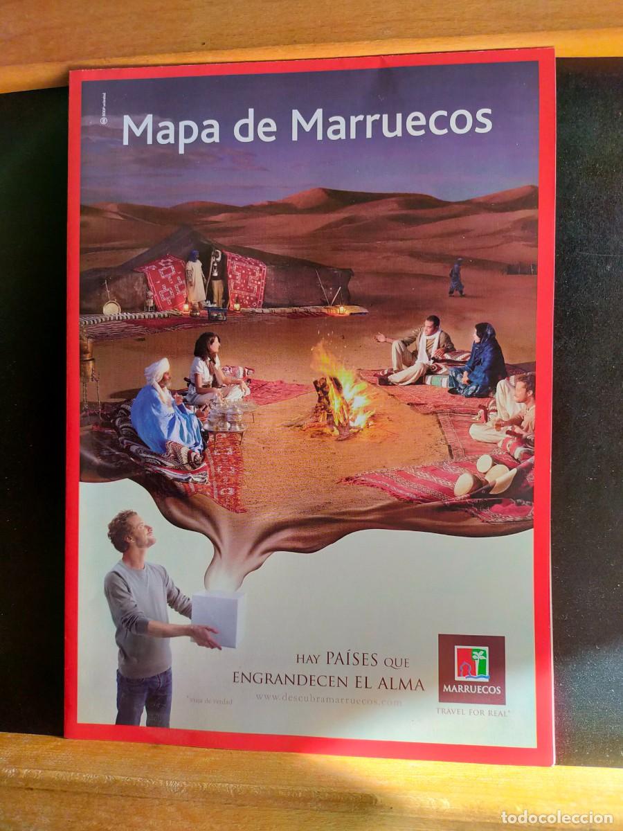Folletos de turismo: MARRUECOS. MAPA DE MARRUECOS. OFICINA NACIONAL MARROQU&Iacute; DE TURISMO. SIN FECHA.